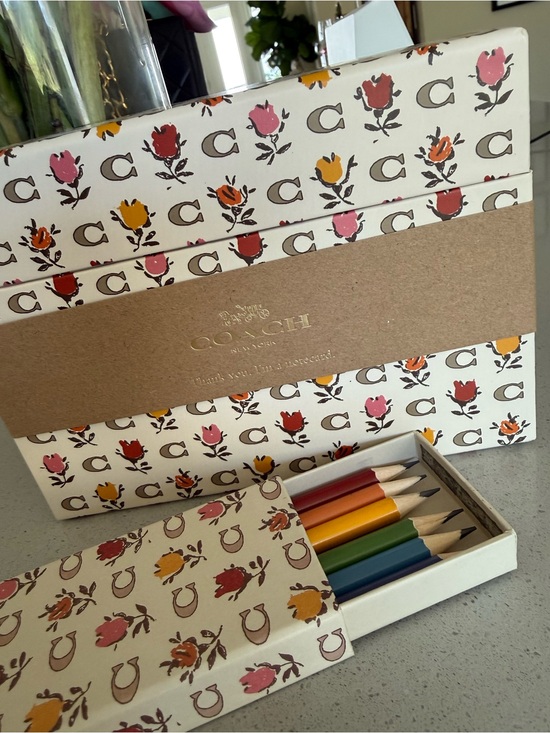 Coach Other - Coach stationary set with colored pencil set bundle new without tags attached